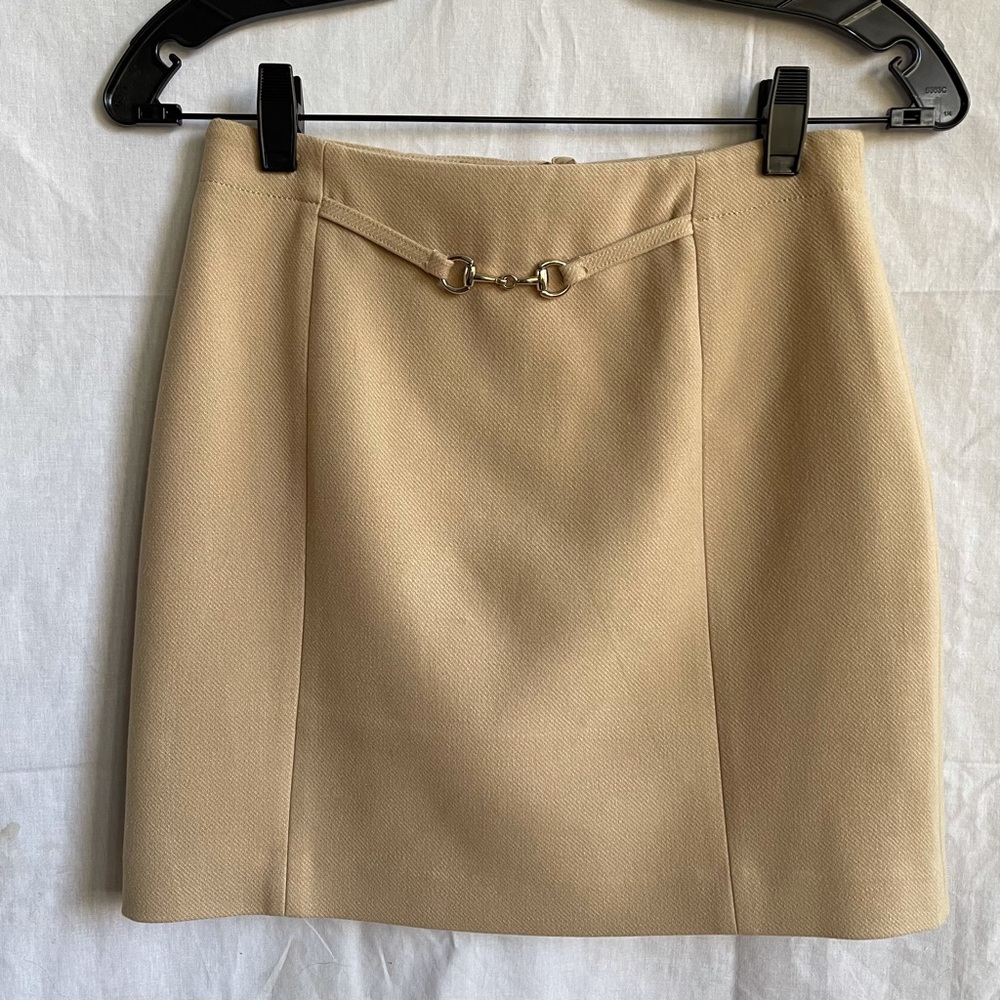 NWOT H&M Tan Mini Pencil Skirt
